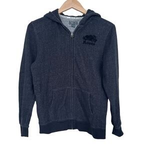 Roots Canada Kids Gray Full Zip Hoodie Sz XXL 13-14Y